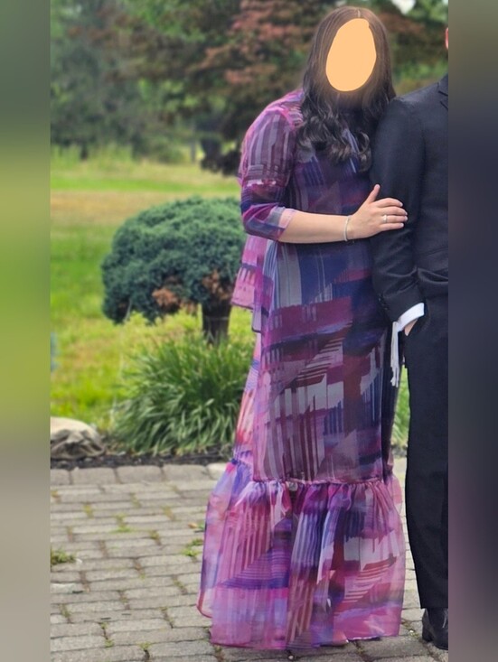 Few Moda Dresses & Skirts - Few Moda Sheer Purple Maxi Dress